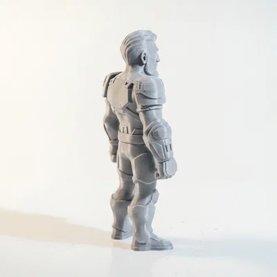 Mô hình 3D chiến binh mặc giáp Knox - Tệp STL in 3D