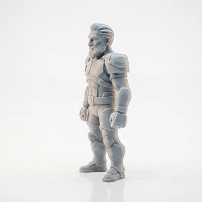 Mô hình 3D chiến binh mặc giáp Knox - Tệp STL in 3D