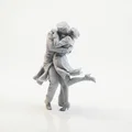 Mô hình tượng đôi tình nhân hôn nhau lãng mạn in 3D - Thumbnail 1