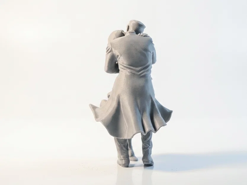 Mô hình tượng đôi tình nhân hôn nhau lãng mạn in 3D - Image 3