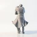 Mô hình tượng đôi tình nhân hôn nhau lãng mạn in 3D - Thumbnail 3