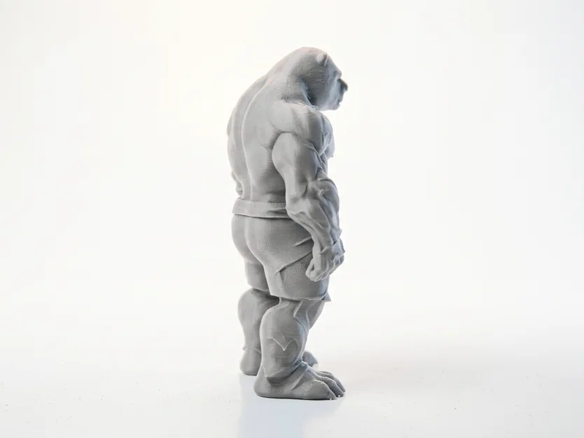Mô hình người gấu (Man Bear) - Tượng sinh vật huyền bí in 3D - Image 3