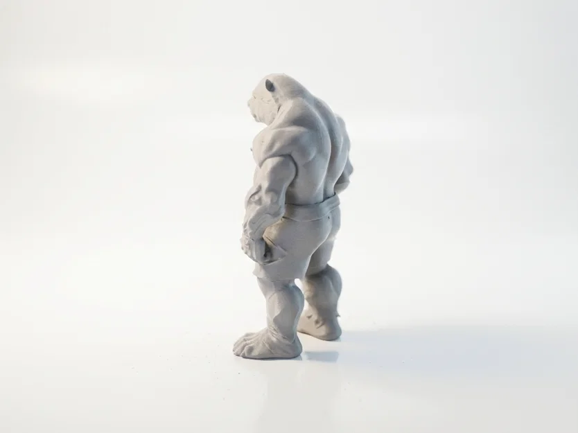 Mô hình người gấu (Man Bear) - Tượng sinh vật huyền bí in 3D - Image 4