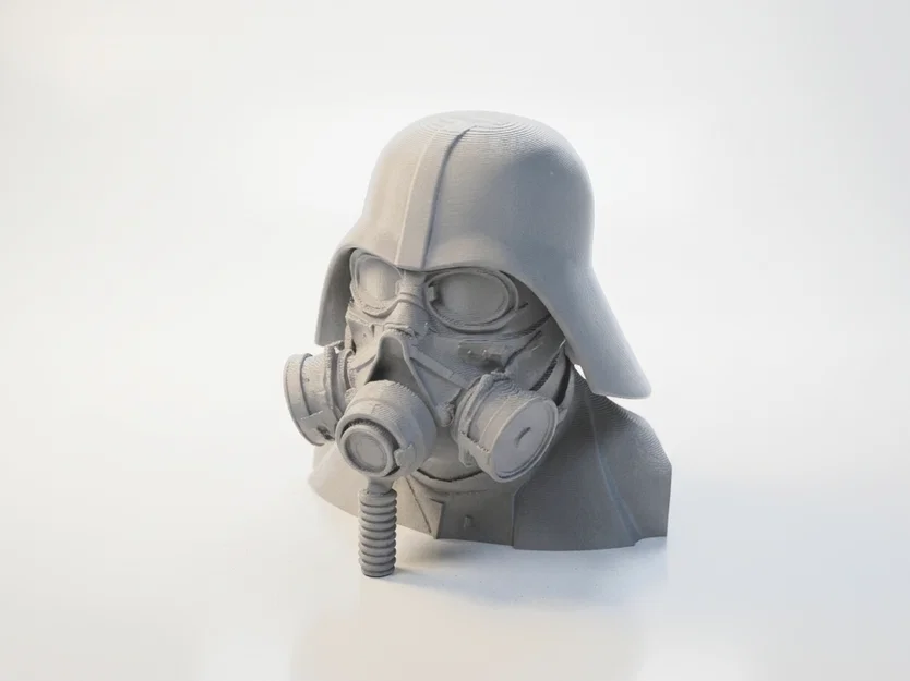 Mô hình tượng bán thân Masked Man phong cách Dystopian cho in 3D - Image 1