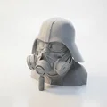 Mô hình tượng bán thân Masked Man phong cách Dystopian cho in 3D - Thumbnail 1