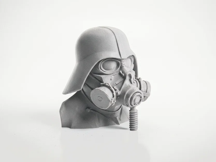 Mô hình tượng bán thân Masked Man phong cách Dystopian cho in 3D - Image 2