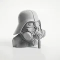 Mô hình tượng bán thân Masked Man phong cách Dystopian cho in 3D - Thumbnail 2