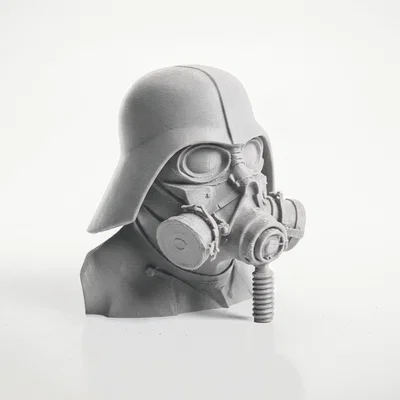 Mô hình tượng bán thân Masked Man phong cách Dystopian cho in 3D