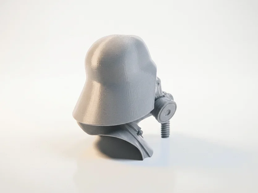 Mô hình tượng bán thân Masked Man phong cách Dystopian cho in 3D - Image 3