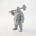 Mô hình chiến binh lùn Mason Fantasy in 3D - Thumbnail 1