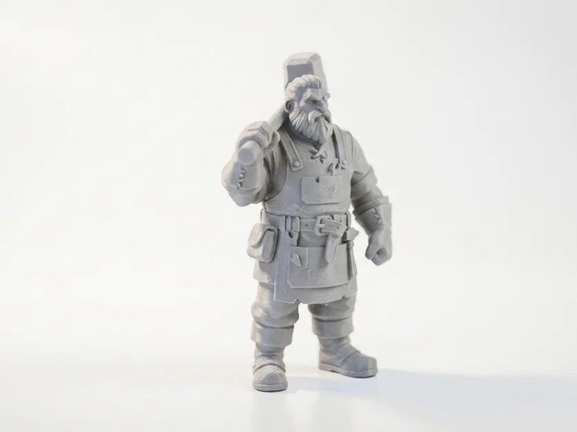 Mô hình chiến binh lùn Mason Fantasy in 3D - Image 2