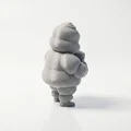 Mô hình Michelin Man uống bia – Tượng sưu tầm in 3D độc đáo - Thumbnail 3