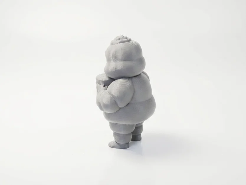 Mô hình Michelin Man uống bia – Tượng sưu tầm in 3D độc đáo - Image 4
