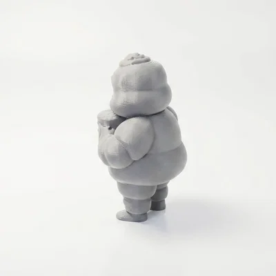 Mô hình Michelin Man uống bia – Tượng sưu tầm in 3D độc đáo