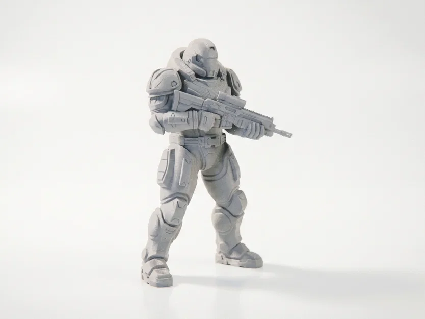 Mô hình tượng Mech Suit Gunman Sci-Fi in 3D - Image 2