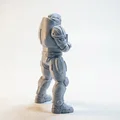 Mô hình tượng Mech Suit Gunman Sci-Fi in 3D - Thumbnail 3
