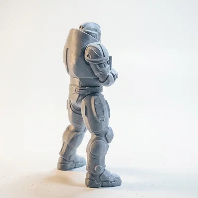 Mô hình tượng Mech Suit Gunman Sci-Fi in 3D