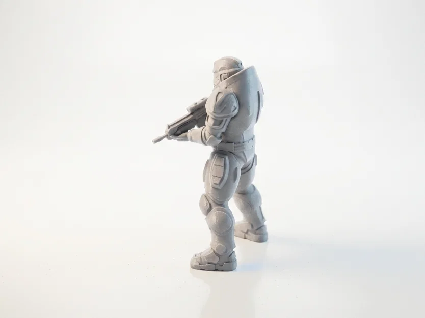 Mô hình tượng Mech Suit Gunman Sci-Fi in 3D - Image 4