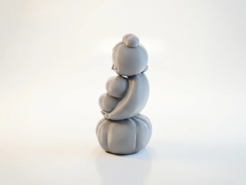 Tượng Mẹ và Bé In 3D - Mô Hình Trang Trí Tinh Tế - Image 4