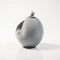 Mô hình 3D trang trí phòng bé: Em bé ngủ trên trăng khuyết - Thumbnail 3
