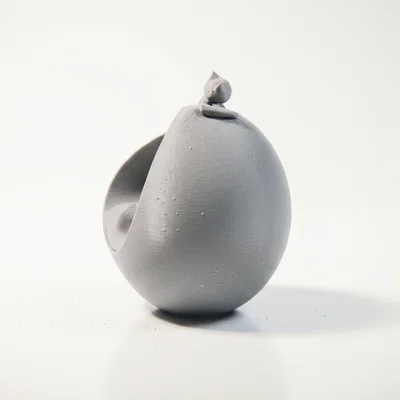 Mô hình 3D trang trí phòng bé: Em bé ngủ trên trăng khuyết