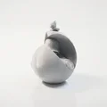 Mô hình 3D trang trí phòng bé: Em bé ngủ trên trăng khuyết - Thumbnail 4