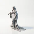 Mô hình in 3D tượng Mother Superior với áo choàng trùm đầu - Thumbnail 1