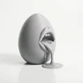 Mô hình điêu khắc siêu thực Mouthful Of Egg - Tệp STL in 3D - Thumbnail 2
