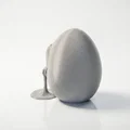 Mô hình điêu khắc siêu thực Mouthful Of Egg - Tệp STL in 3D - Thumbnail 4