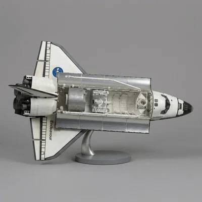Mô hình 3D tàu vũ trụ Space Shuttle Endeavour 2011 siêu chi tiết