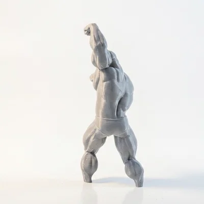 Mô hình tượng chàng trai cơ bắp - Hình tượng thể hình in 3D
