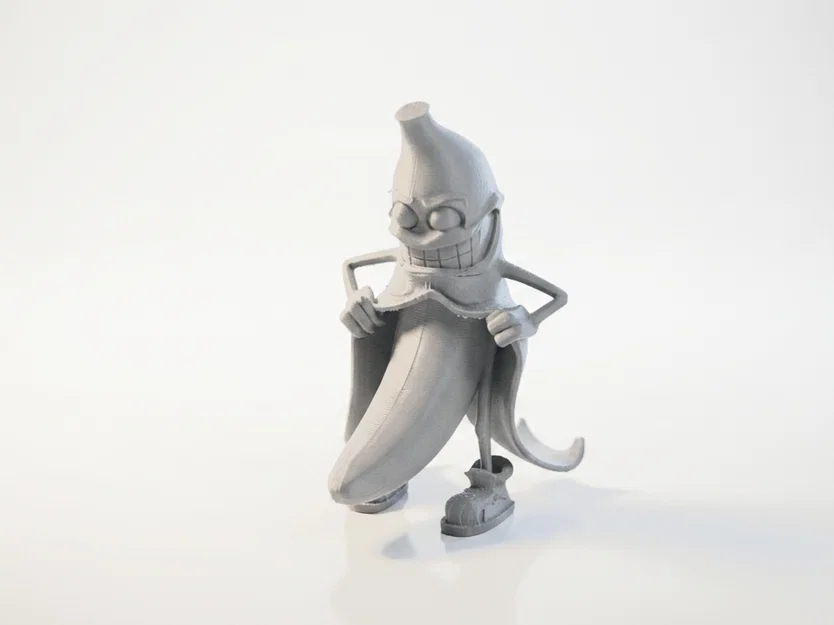 Tượng Chuối Tinh Nghịch Trang Trí Bàn Làm Việc - File In 3D Độc Đáo - Image 1