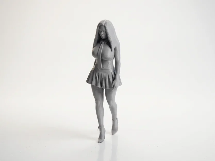 Mô hình Figurine Nữ Sinh Tinh Nghịch in 3D sưu tầm - Image 1