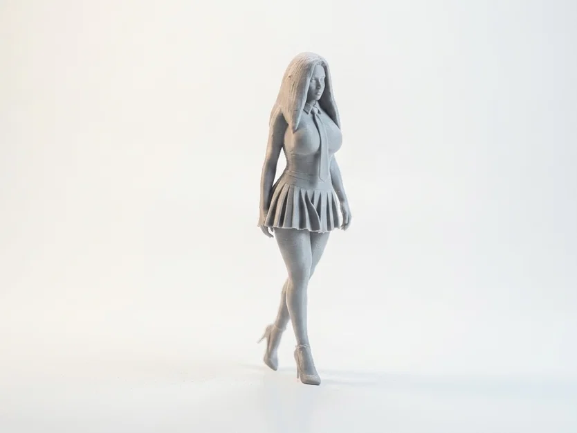 Mô hình Figurine Nữ Sinh Tinh Nghịch in 3D sưu tầm - Image 2