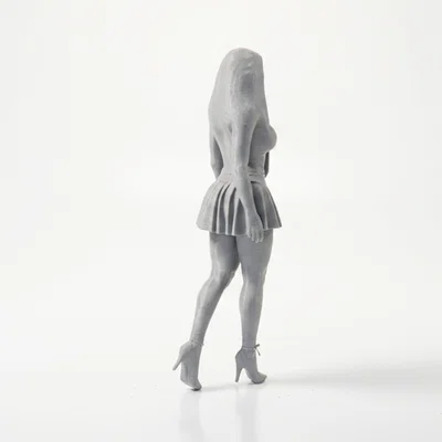 Mô hình Figurine Nữ Sinh Tinh Nghịch in 3D sưu tầm