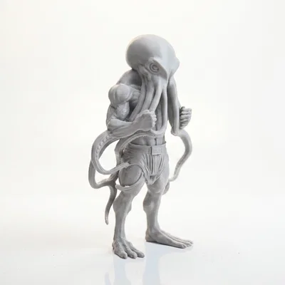 Mô hình người bạch tuộc kỳ ảo - File STL in 3D