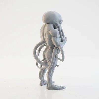 Mô hình người bạch tuộc kỳ ảo - File STL in 3D