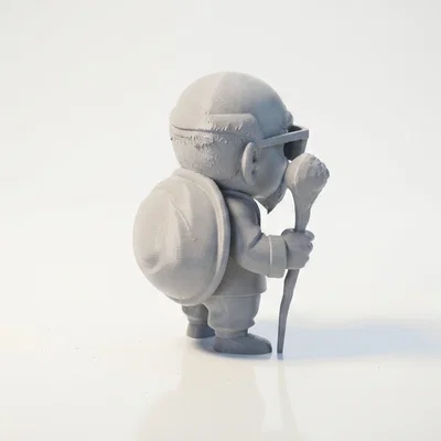 Mô hình 3D Figurine Cụ Ông - Tượng nhân vật in 3D chi tiết