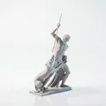 Mô hình điêu khắc 3D Chiến binh đối đầu Báo đen - Thumbnail 2