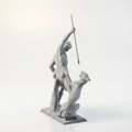 Mô hình điêu khắc 3D Chiến binh đối đầu Báo đen - Thumbnail 3