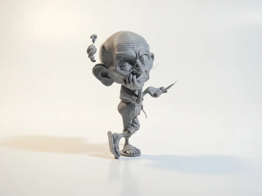 Mô hình 3D Cụ Ông Cầm Ghi Chú - Figurine trang trí độc đáo - Image 2