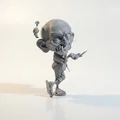Mô hình 3D Cụ Ông Cầm Ghi Chú - Figurine trang trí độc đáo - Thumbnail 2
