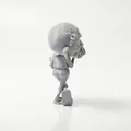 Mô hình 3D Cụ Ông Cầm Ghi Chú - Figurine trang trí độc đáo - Thumbnail 3