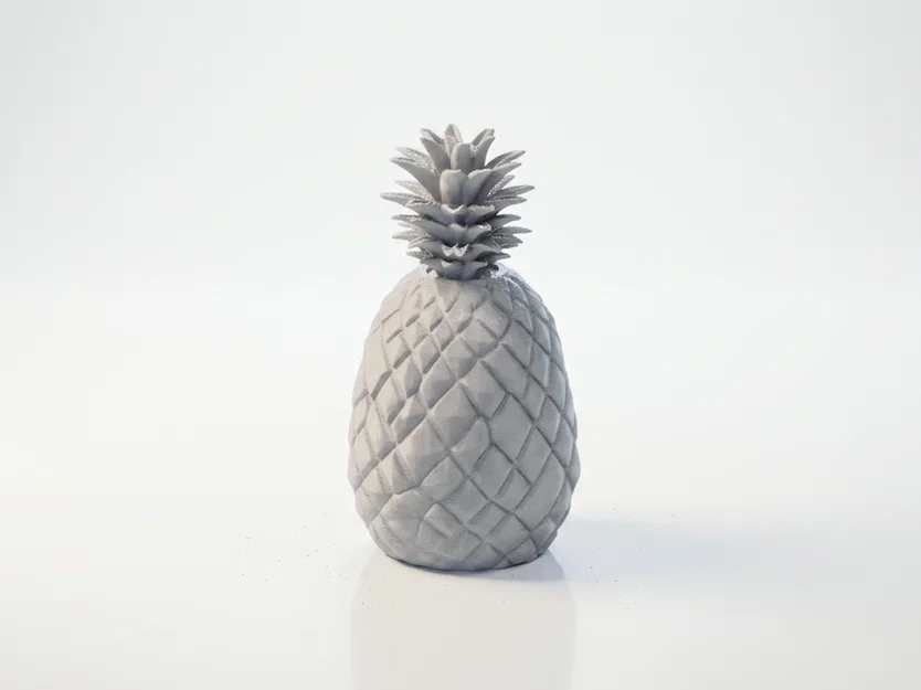 Tượng Dứa Điêu Khắc Trang Trí In 3D - Image 4