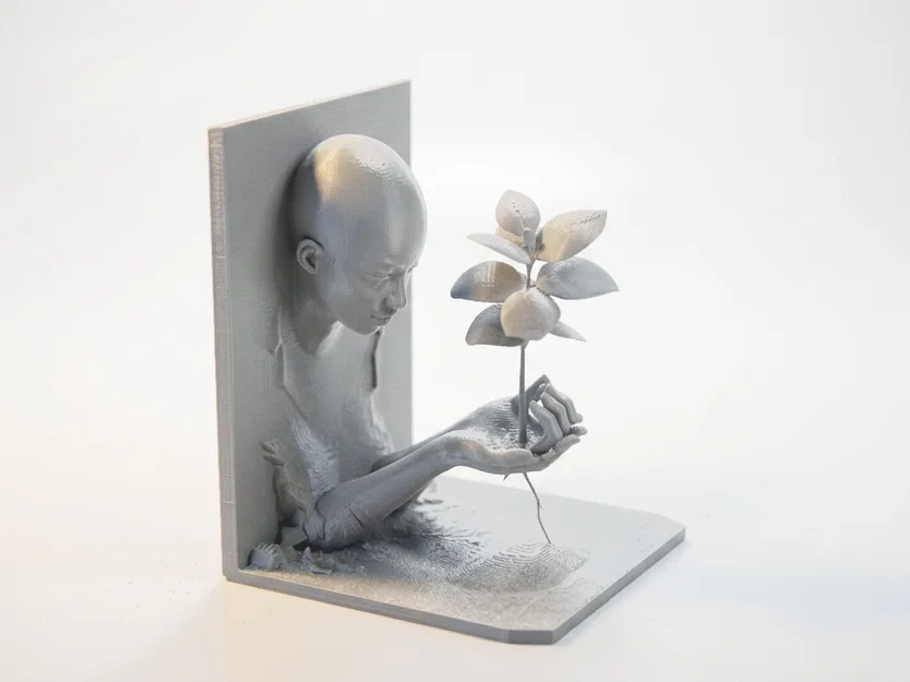 Tượng Nghệ Thuật Hình Người Và Cây Cối - Mẫu In 3D Độc Đáo - Image 1