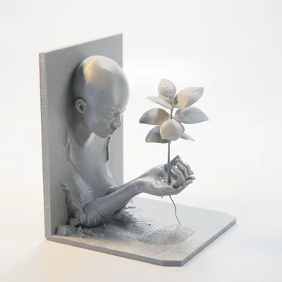 Tượng Nghệ Thuật Hình Người Và Cây Cối - Mẫu In 3D Độc Đáo