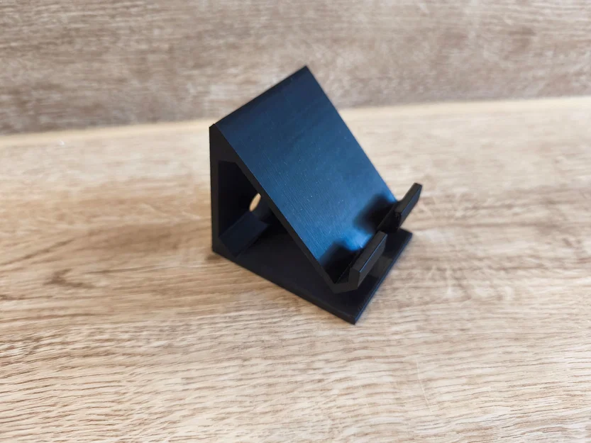 Giá đỡ điện thoại 3D để bàn nhỏ gọn, hỗ trợ sạc pin - Image 1
