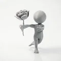 Mô hình 3D Figurine Cầu Hôn Lãng Mạn - Thumbnail 1