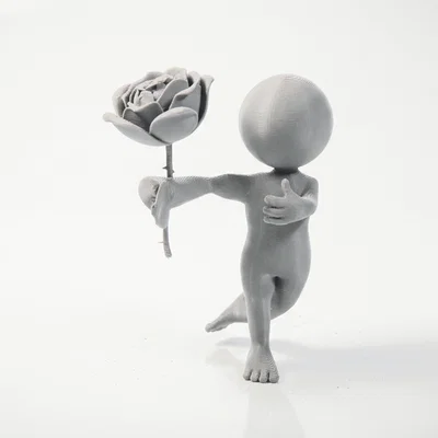 Mô hình 3D Figurine Cầu Hôn Lãng Mạn