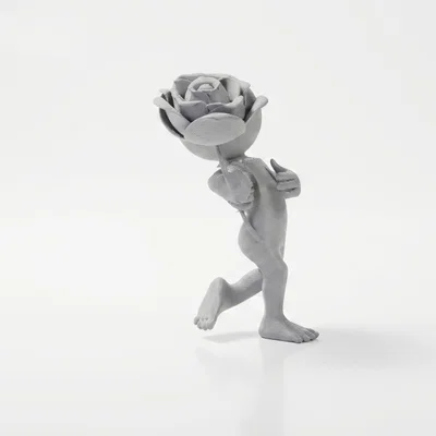 Mô hình 3D Figurine Cầu Hôn Lãng Mạn